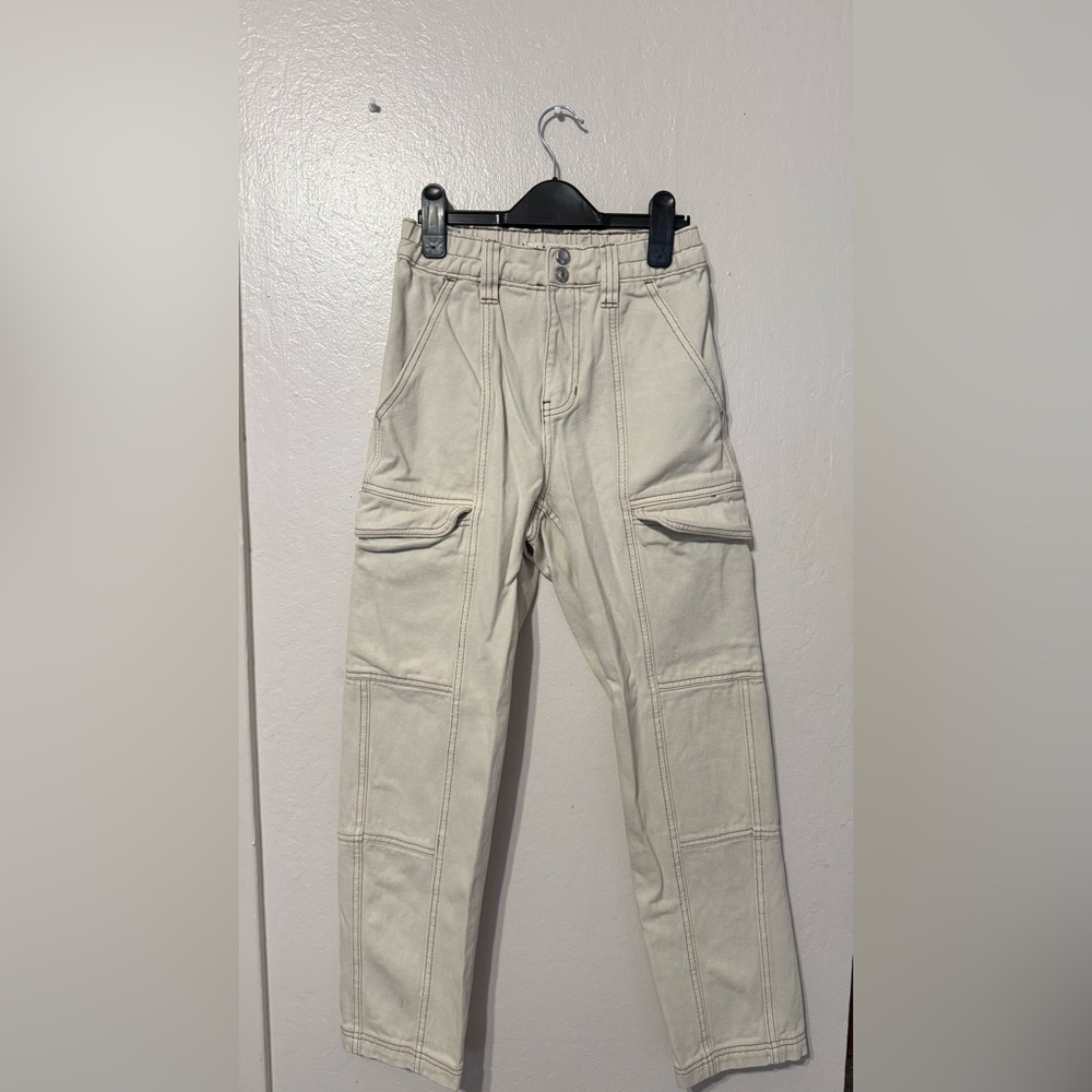 Pacsun Beige Cargo Pants - Utility Style